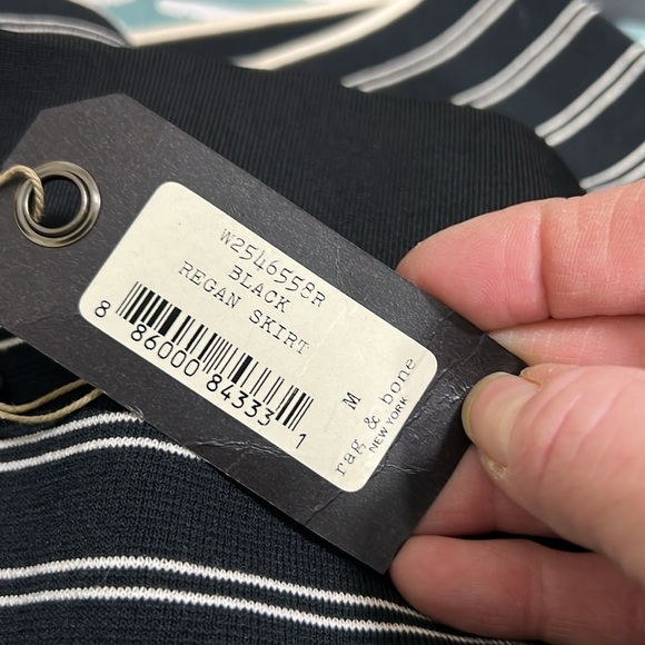 Rag & Bone Regan Stripe Knit Skirt NWT size M - Picture 8 of 9